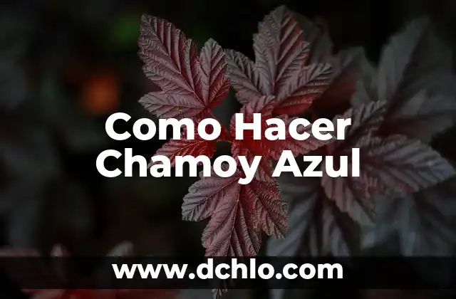 C贸mo hacer azul ftalo 7 Como Hacer Chamoy Azul