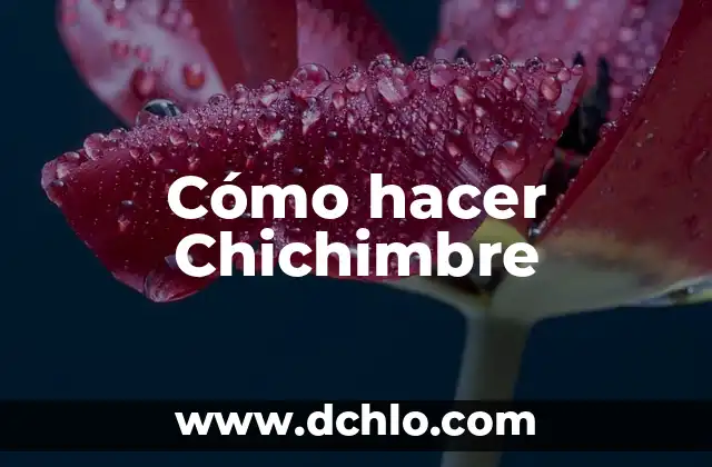 C贸mo hacer para que no me importe nada 4 C贸mo hacer Chichimbre