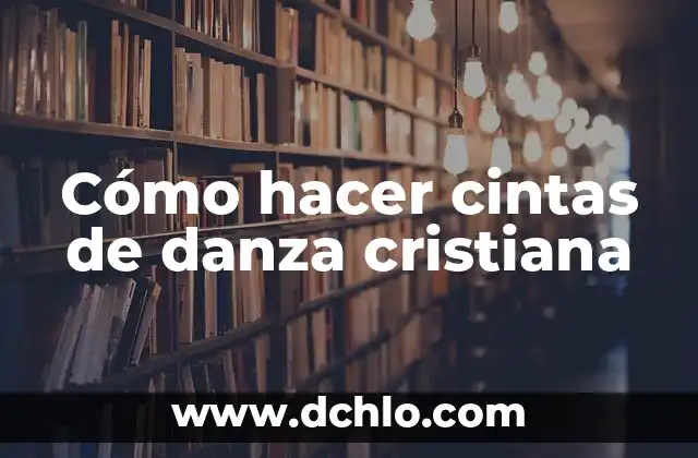 Cómo hacer depilación con hilo paso a paso 6 Cómo hacer cintas de danza cristiana