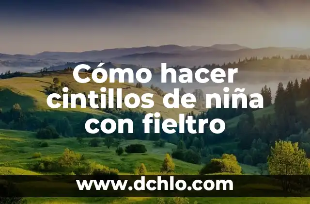 Alfombra de Fieltro Significado 6 Cómo hacer cintillos de niña con fieltro