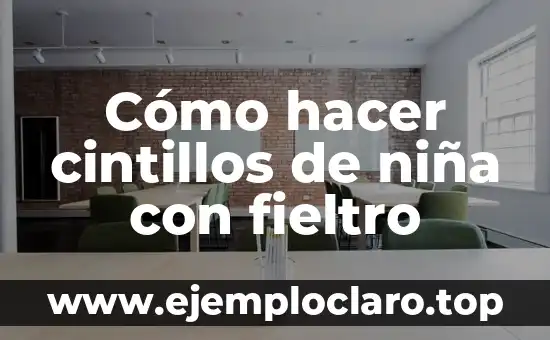Cómo hacer cintillos de niña con fieltro