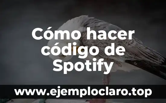 Cómo hacer un código para escanear en Spotify 3 Cómo hacer código de Spotify