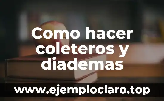Cómo Hacer Diademas de Niñas 4 Como hacer coleteros y diademas