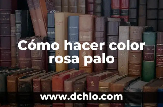 Cómo hacer un palo para selfie 5 Cómo hacer color rosa palo