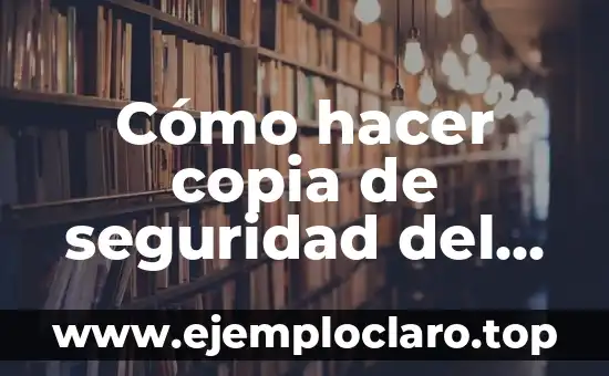 Cómo hacer copia de seguridad del correo Gmail