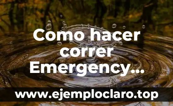 Como hacer correr Emergency 2017 en PC de bajos recursos
