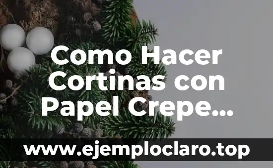 Como Hacer Cortinas con Papel Crepe para Cumpleaños