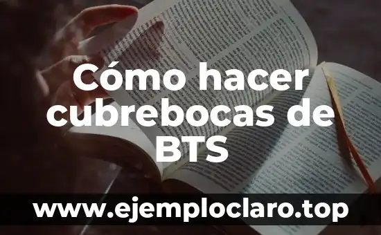 Fotos Conceptuales de BTS: Un Viaje al Mundo de los Conceptos 5 Cómo hacer cubrebocas de BTS