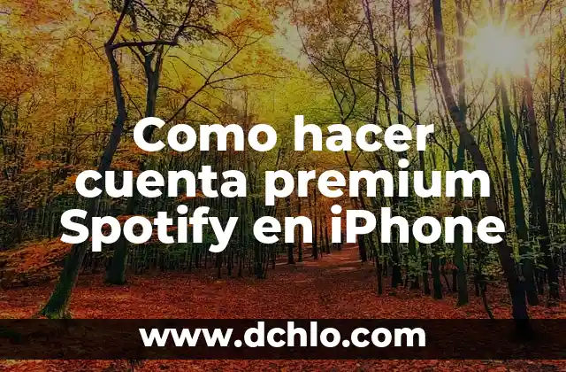 Como hacer pepita 6 Como hacer cuenta premium Spotify en iPhone
