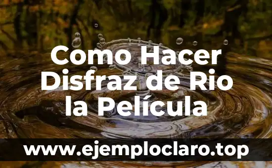 Como Hacer Disfraz de Rio la Película