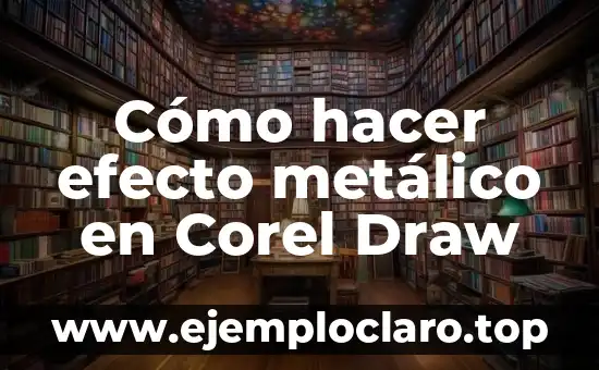 Como hacer una marca de agua en Corel Draw 8 Cómo hacer efecto metálico en Corel Draw