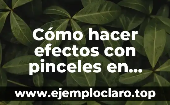 Cómo hacer dientes que se vean reales 5 Cómo hacer efectos con pinceles en Photoshop