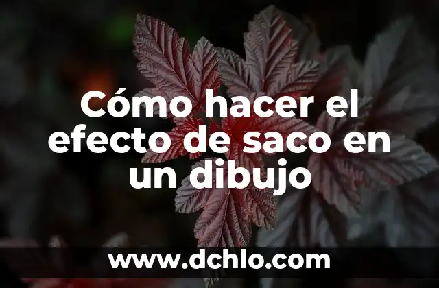 Cómo Lavar un Saco de Dormir: Guía Detallada y Práctica 3 Cómo hacer el efecto de saco en un dibujo