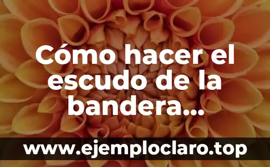 ¿Cómo es la Bandera de España? - Historia, Diseño y Simbolismo 7 Cómo hacer el escudo de la bandera dominicana