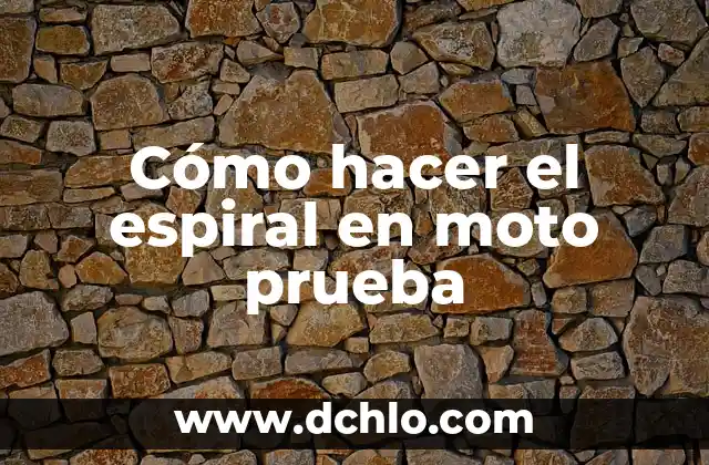 Espiral de Color Verde Significado 8 Cómo hacer el espiral en moto prueba