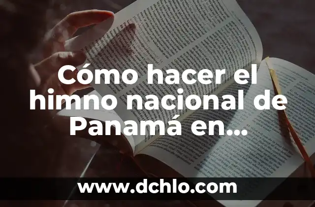 Para la Libertad: La Canción de Serrat y Rozalén que se Convirtió en un Himno 4 Cómo hacer el himno nacional de Panamá en creatividad