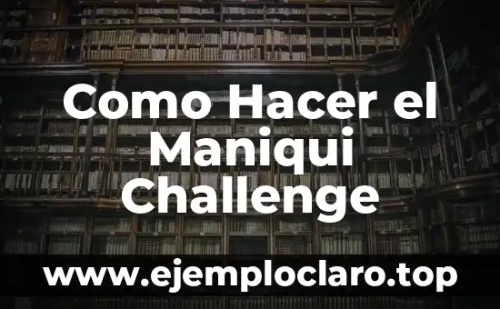 Cómo hacer una leñera 5 Como Hacer el Maniqui Challenge