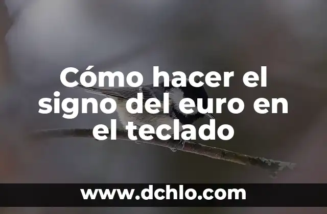 Como hacer la flecha que no tiene el teclado 7 Cómo hacer el signo del euro en el teclado