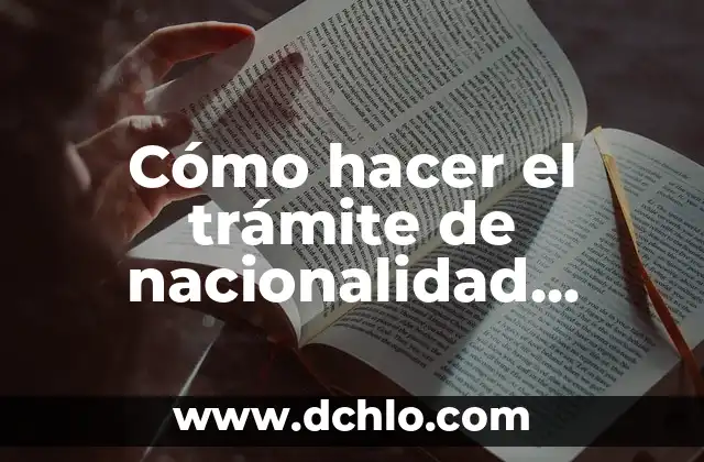 Últimos Resultados de la Liga Española: Noticias y Análisis 3 Cómo hacer el trámite de nacionalidad española por internet