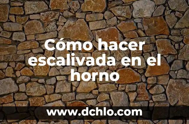 Cómo hacer conitos que salga humo por abajo 5 Cómo hacer escalivada en el horno