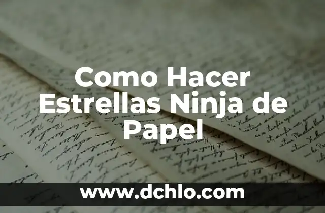 Cómo hacer emoticonos de papel 7 Como Hacer Estrellas Ninja de Papel