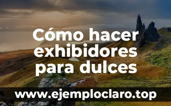 Significado de los Dulces del Día de Muertos 5 Cómo hacer exhibidores para dulces