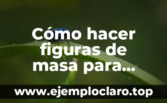 Cómo hacer figuras para decorar paredes 8 Cómo hacer figuras de masa para decorar tortas bebe
