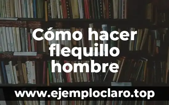 Cómo hacer flequillo hombre