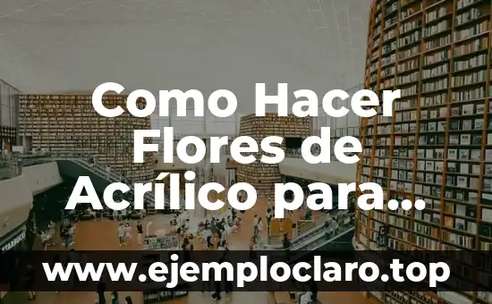 Como Hacer Flores de Acrílico para Uñas