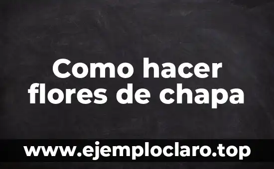 C贸mo hacer techo de chapa para garage 6 Como hacer flores de chapa