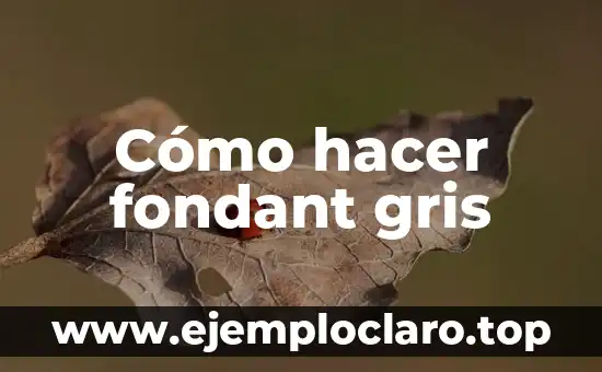 Como hacer la piñata de Batman gris con negro 4 Cómo hacer fondant gris
