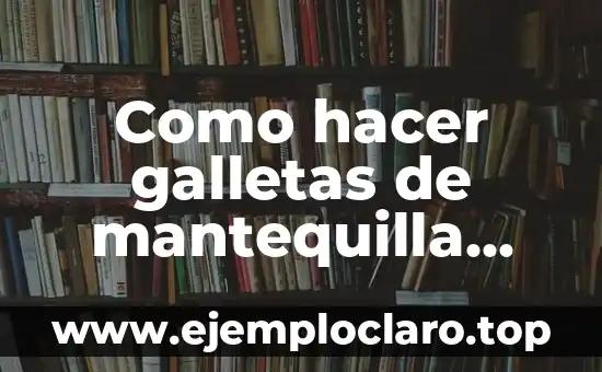 Como hacer galletas de mantequilla con fondant