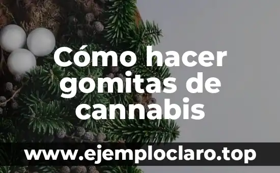 Como Hacer Gomitas Caseras Sin Gelatina 4 Cómo hacer gomitas de cannabis
