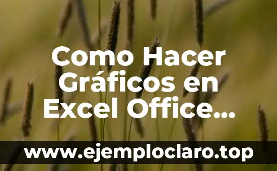 Como Hacer Gráficos en Excel Office 365