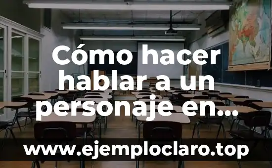 Cómo hacer hablar a un personaje en Roblox Studio