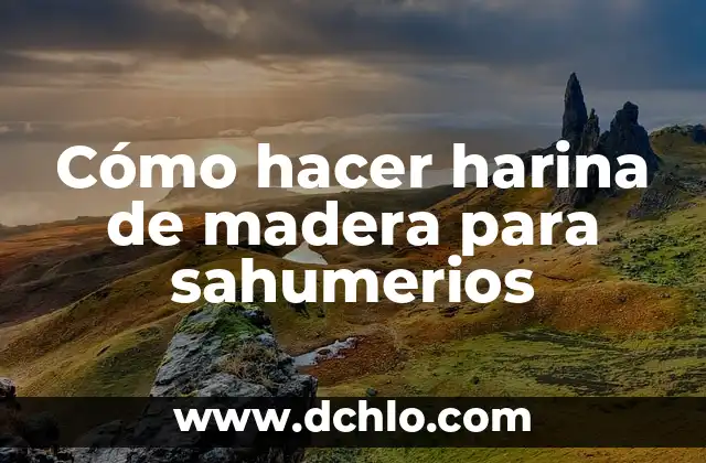 Cómo hacer una cejilla de madera para guitarra 8 Cómo hacer harina de madera para sahumerios