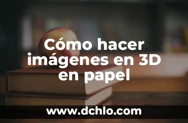 Cómo hacer emoticonos de papel 5 Cómo hacer imágenes en 3D en papel