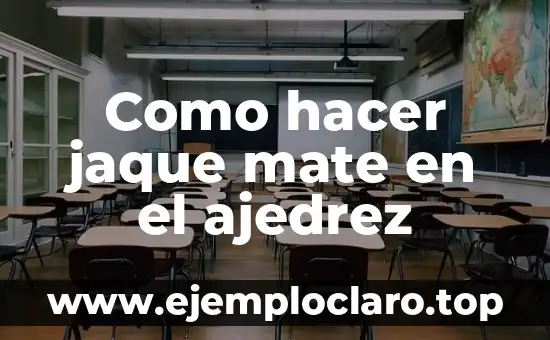 Como hacer el mate del loco en ajedrez 8 Como hacer jaque mate en el ajedrez