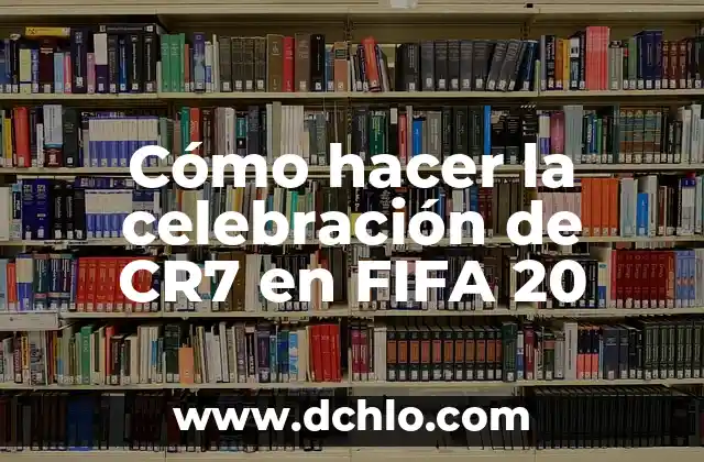 Cómo hacer ranuras para contactos eléctricos 6 Cómo hacer la celebración de CR7 en FIFA 20