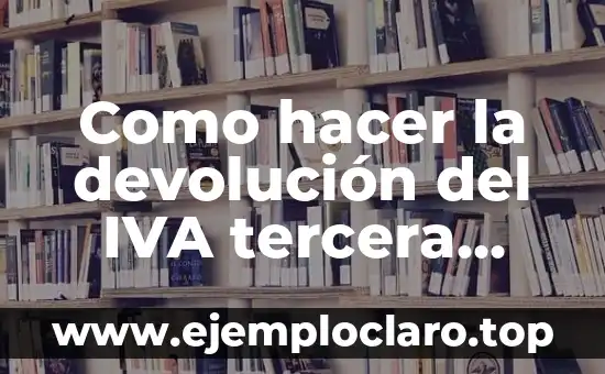 Como hacer cálculo para agregar IVA a un precio 6 Como hacer la devolución del IVA tercera edad