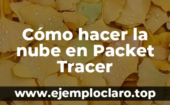 Cómo hacer una copia de seguridad en la nube Android 8 Cómo hacer la nube en Packet Tracer