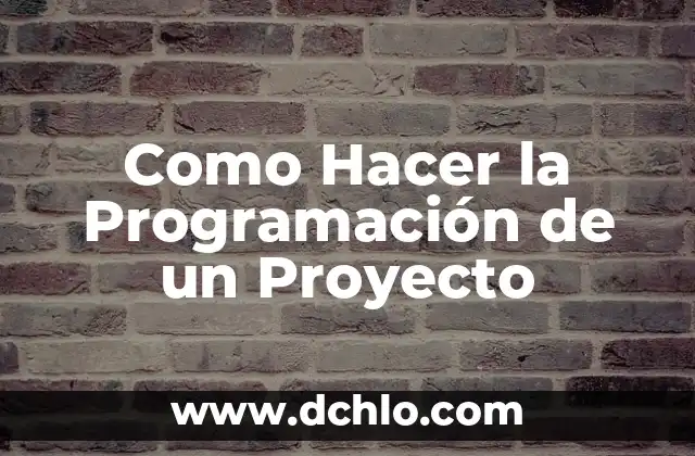 Cómo Hacer un Comecocos de Papel: Un Proyecto de Arte Divertido y Creativo 5 Como Hacer la Programación de un Proyecto