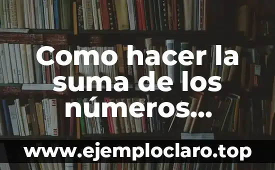 Cuando Se Suma Una Sílaba en Un Verso: Análisis Detallado de la Metricidad Poética 4 Como hacer la suma de los números naturales en PSeInt