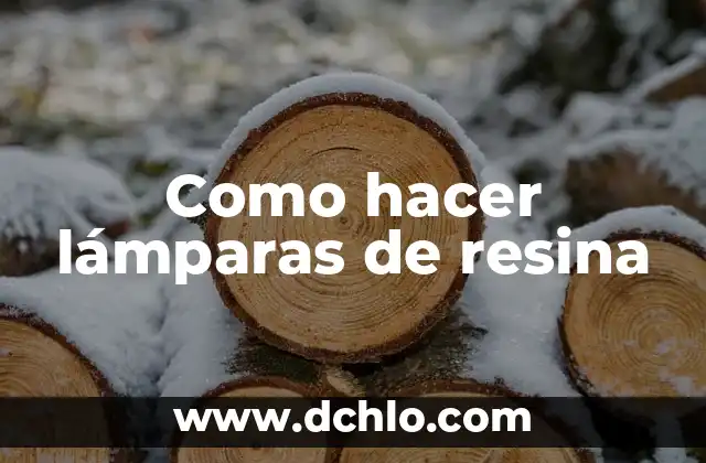 Cómo Reparar un Plato de Ducha de Resina: Guía Detallada y Paso a Paso 6 Como hacer lámparas de resina