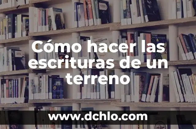 El Simbolismo de la Estatua de Nabucodonosor en las Escrituras 5 Cómo hacer las escrituras de un terreno