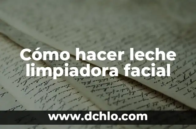 Como Hacer Cestos de Cuerda 8 Cómo hacer leche limpiadora facial