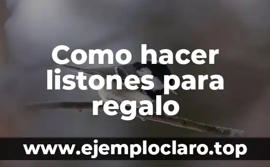 Como hacer mi logo marca de agua 8 Como hacer listones para regalo