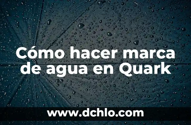 C贸mo Insertar Marca de Agua en PowerPoint 3 C贸mo hacer marca de agua en Quark