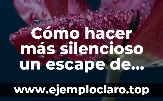 Cómo hacer más silencioso un escape de moto