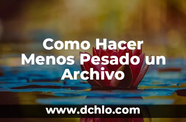 Cómo hacer el símbolo de más menos 6 Como Hacer Menos Pesado un Archivo
